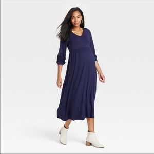 Nines by Hatch jersey midi dress size small